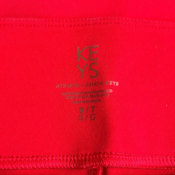 Athleta + Alicia Keys Limitless Tropical Red Wide-Leg Pants - 8 Tall - Picture 6 of 6